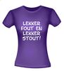 foto 4 Lekker fout en lekker stout roze T-shirt