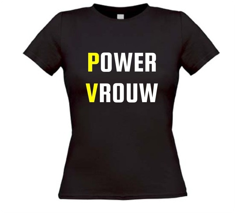 Power vrouw dames T-shirt