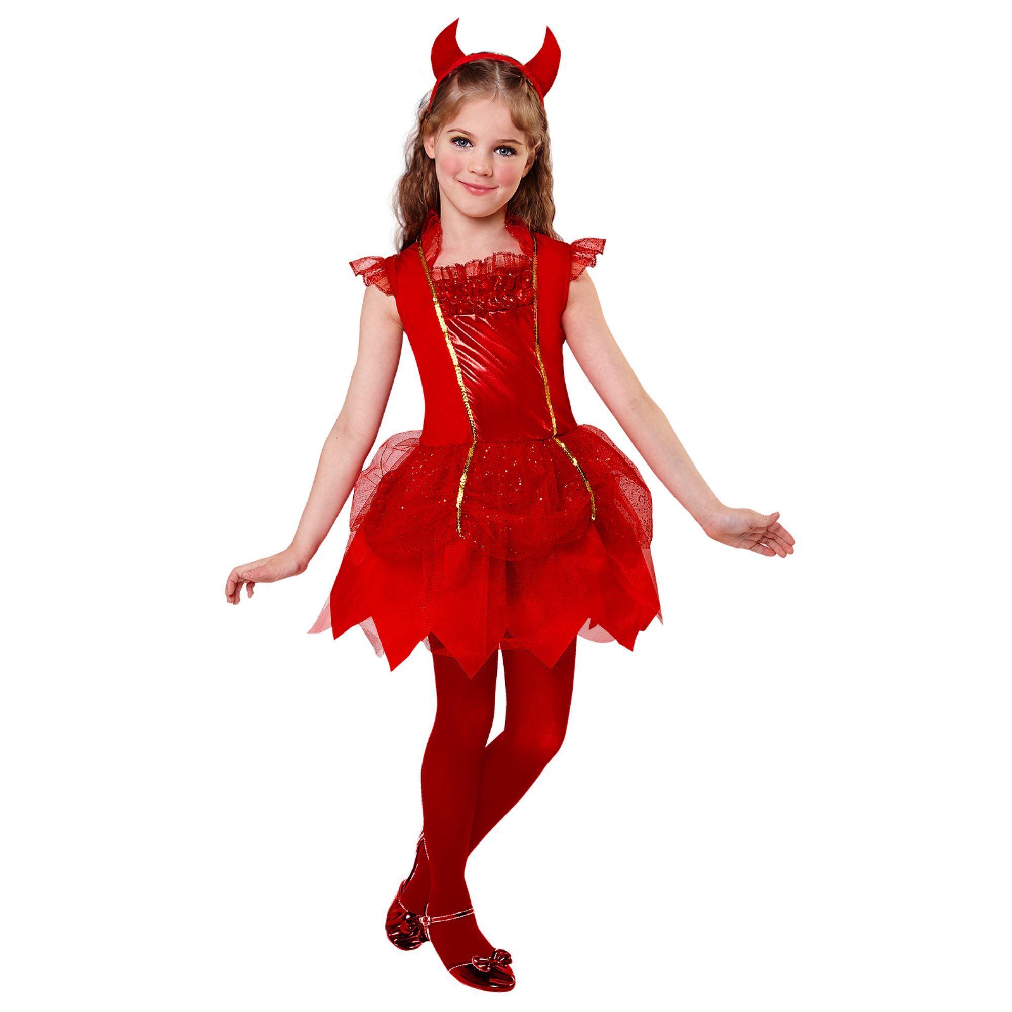 rood duivel kostuum meisje The red devil jurk