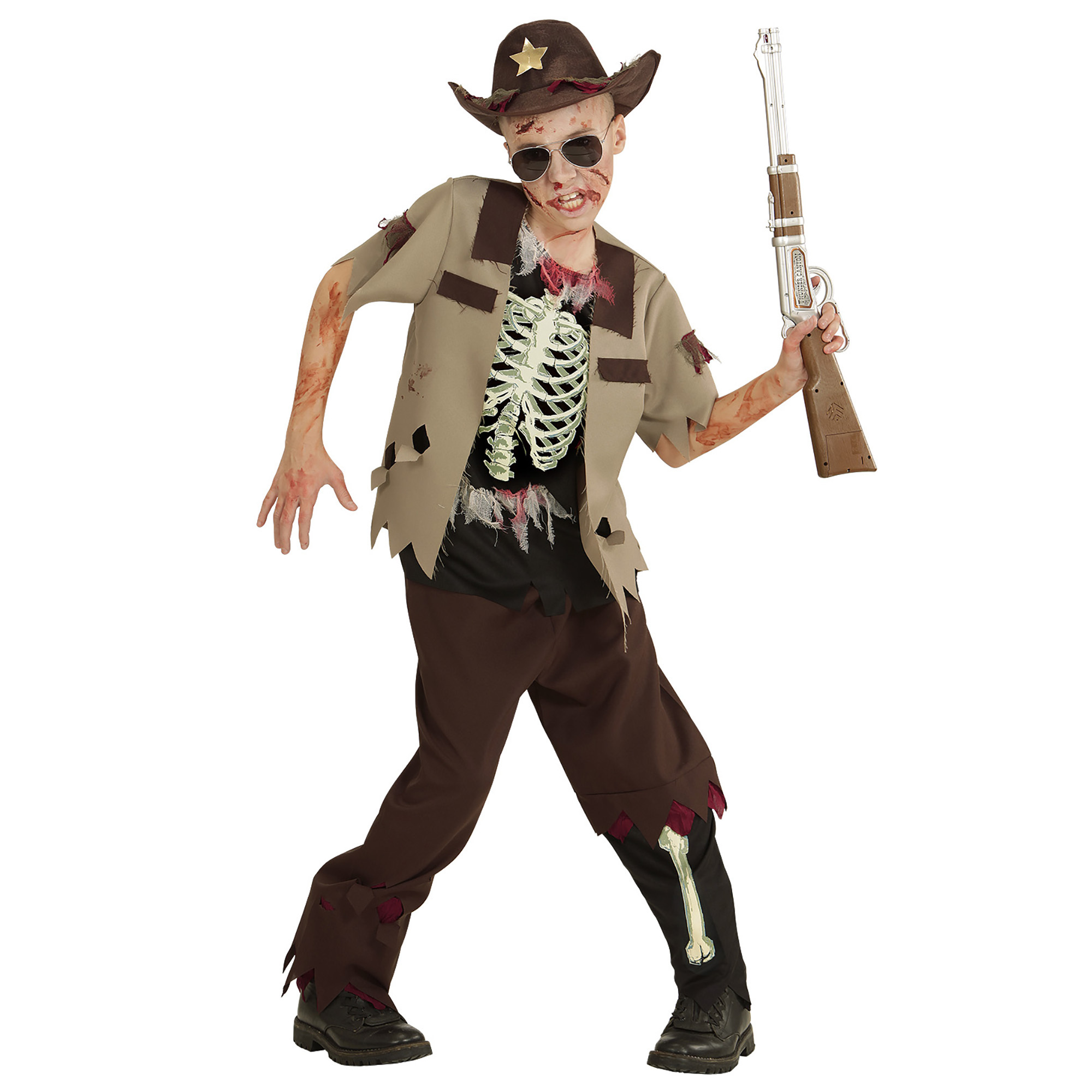 Sheriff Zombie jongen kostuum Jack