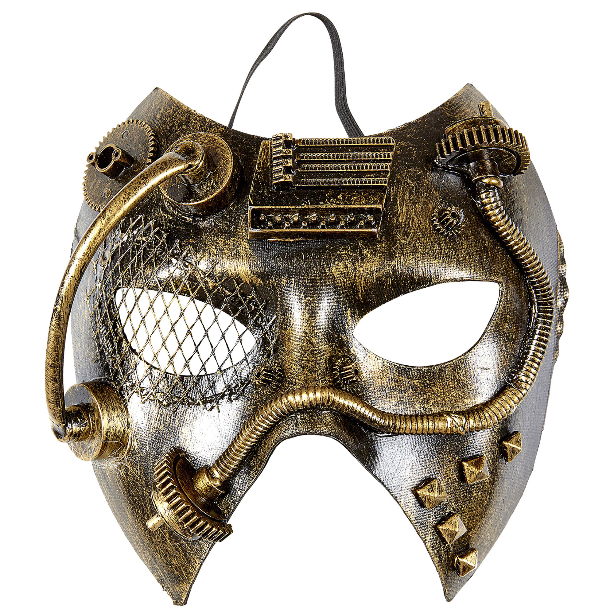 steampunk masker koper mechanisch