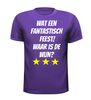 foto 3 Wat een fantastisch feest waar is de wijnT-shirt