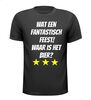 Wat een fantastisch feest waar is het bier shirt