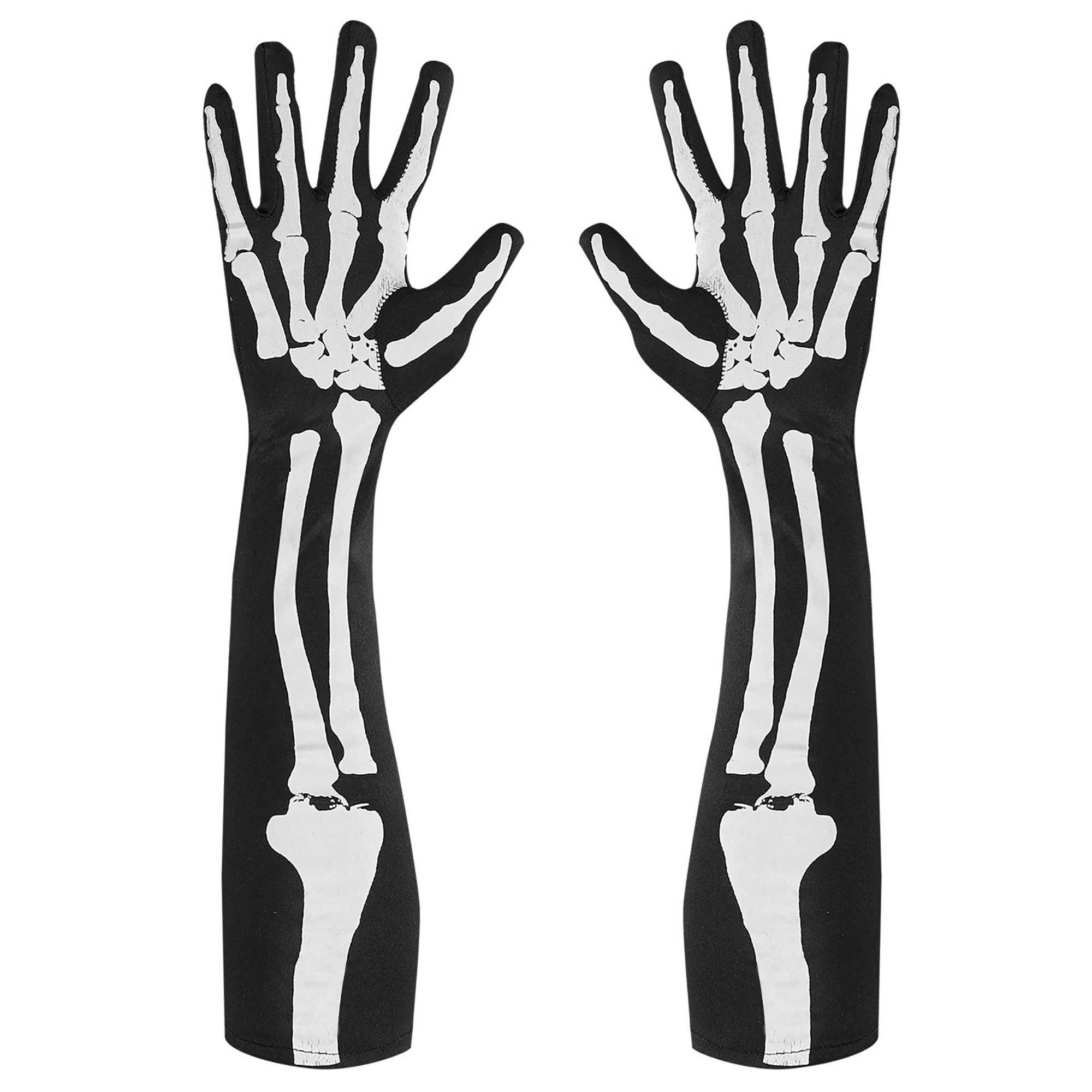 Botten skelet handschoenen lang 50 cm rontgen