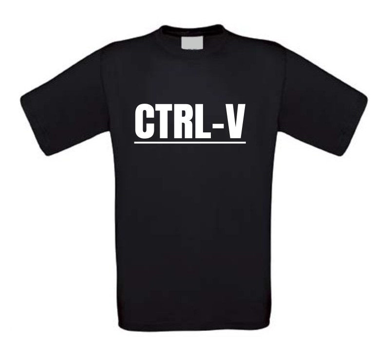 Control V shirt ctrl-v