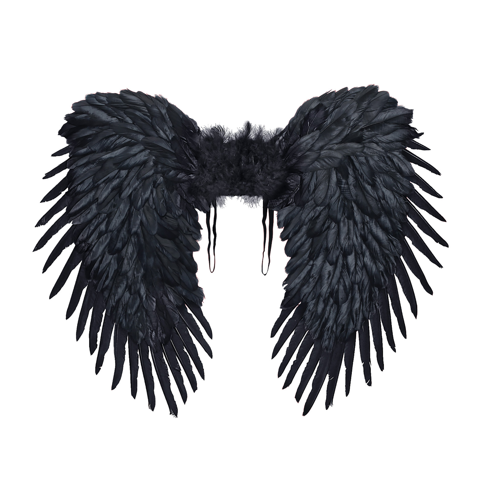Engelen vleugels zwart  donkere engel 80 x 65 cm