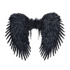 Engelen vleugels zwart  donkere engel 80 x 65 cm