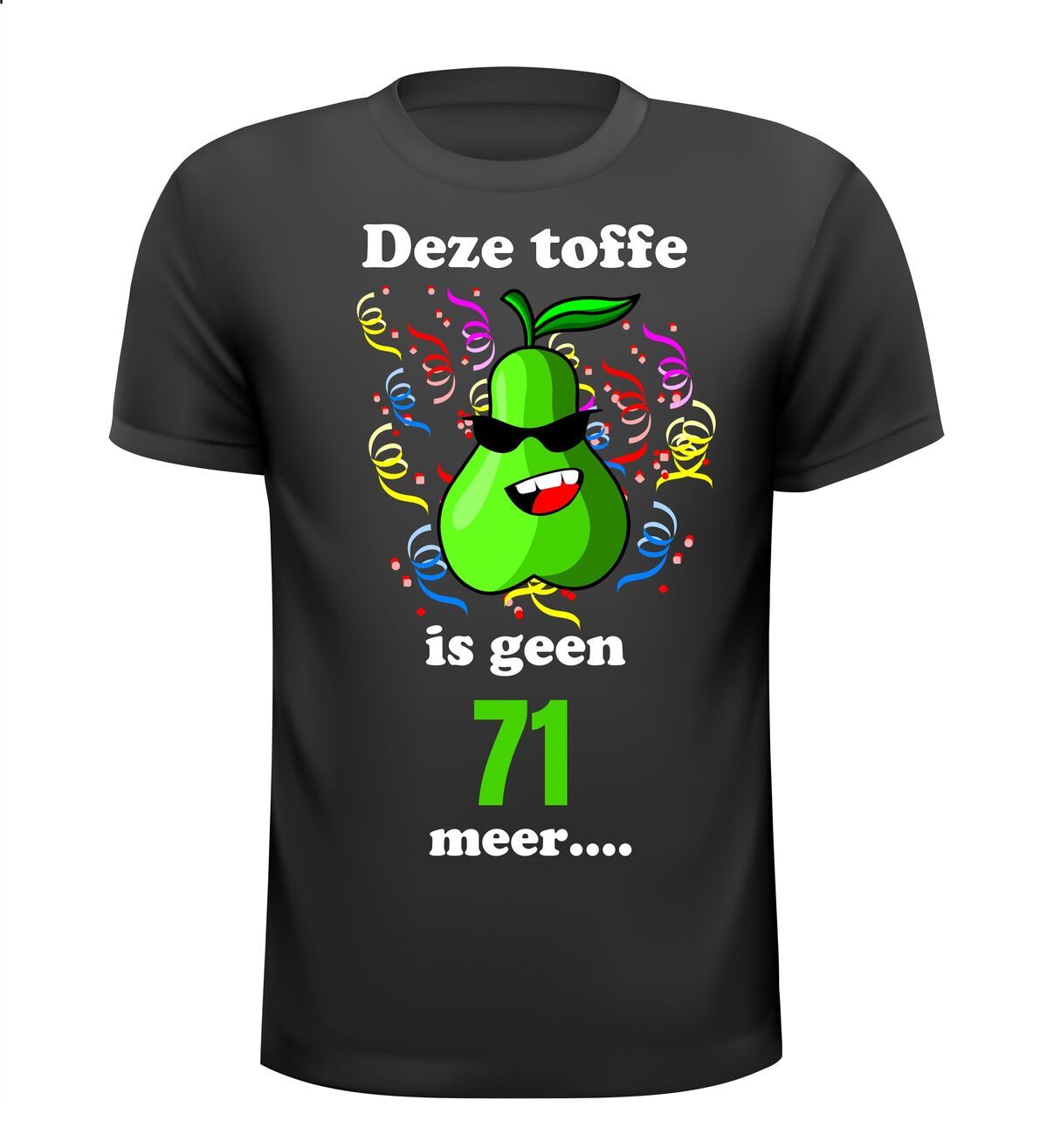 Fun shirt toffe peer 72 jaar verjaardag 