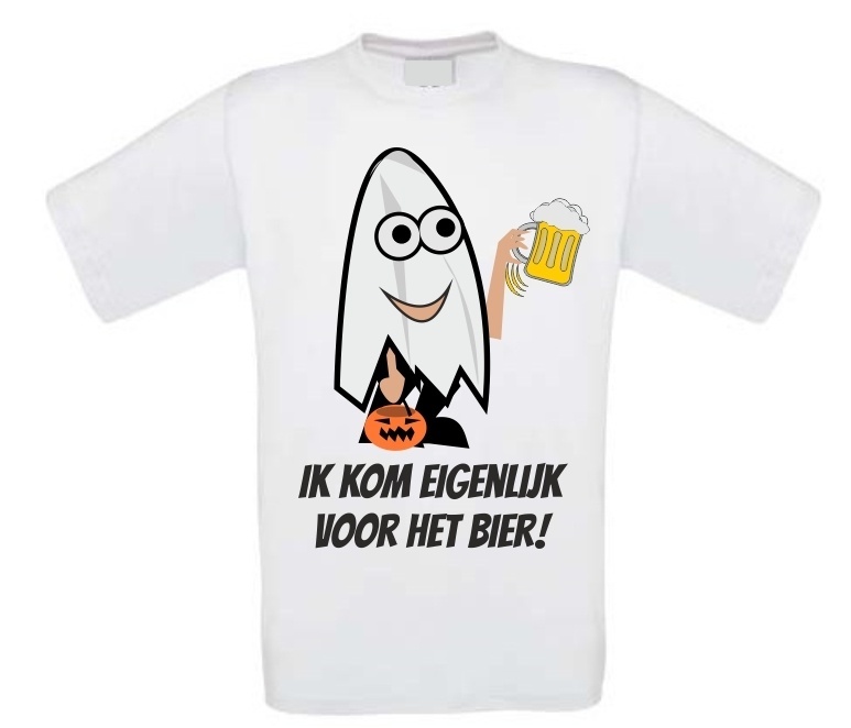 Halloween bier t-shirt