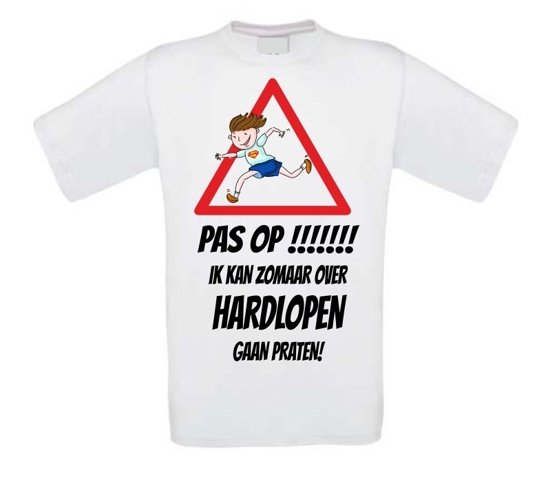 hardloop T-shirt grappig
