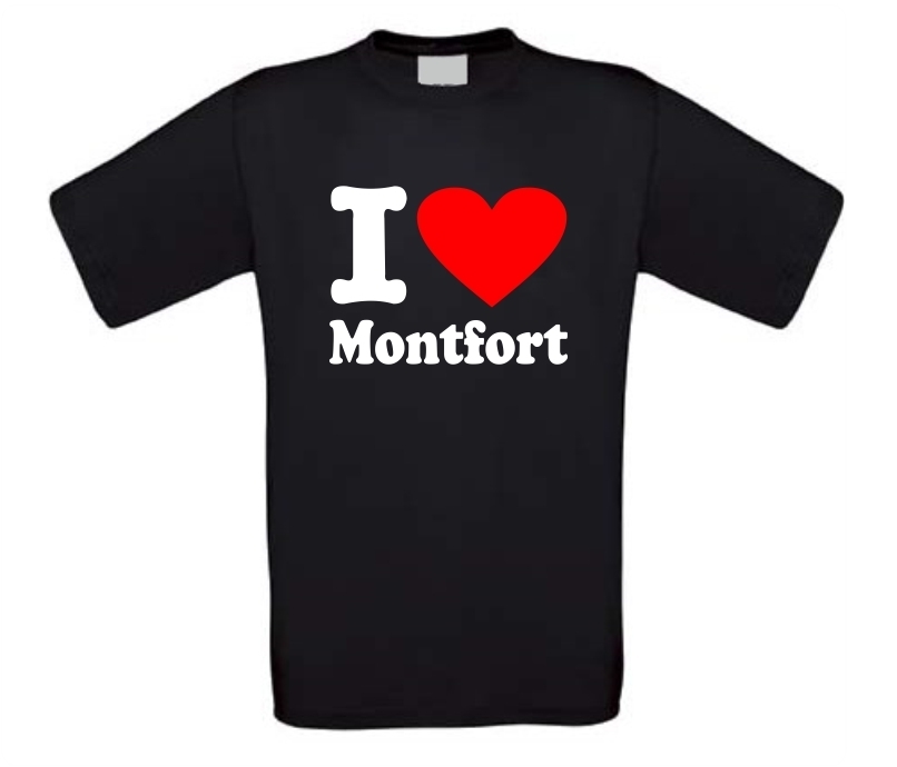 I love Montfort T-shirt