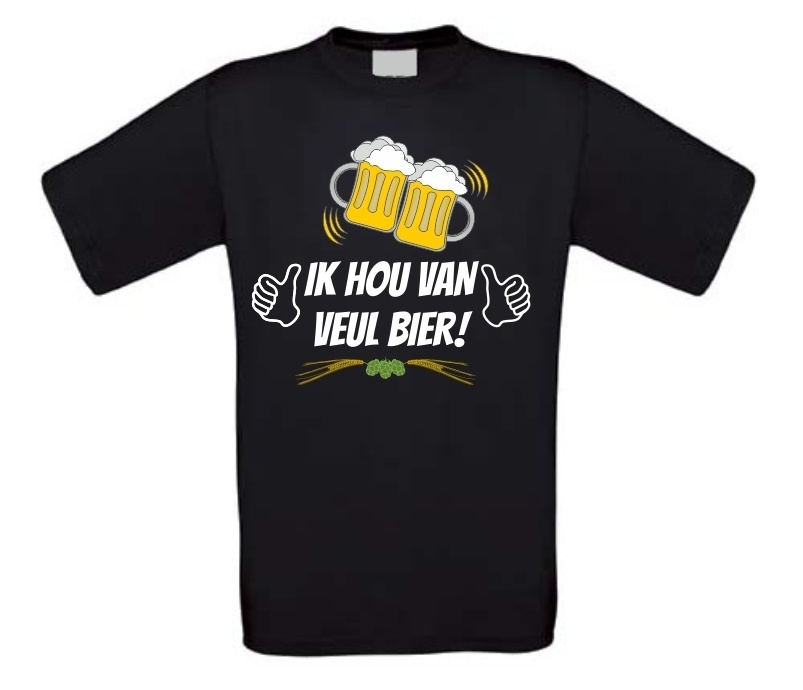 Ik hou van veul bier T-shirt