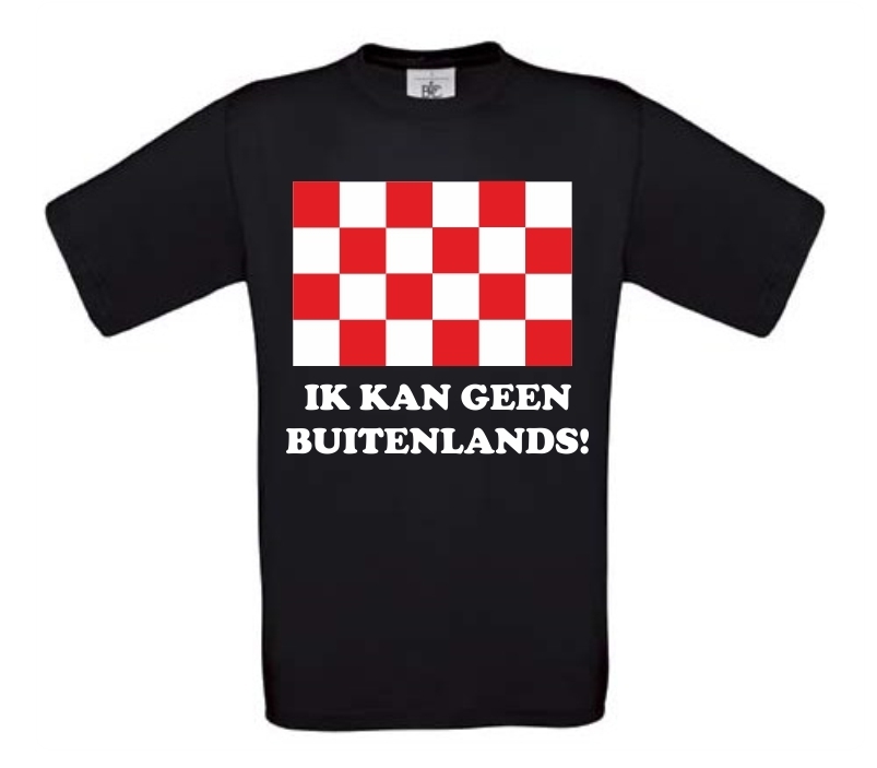 Ik kan geen buitenlands Brabant T-shirt