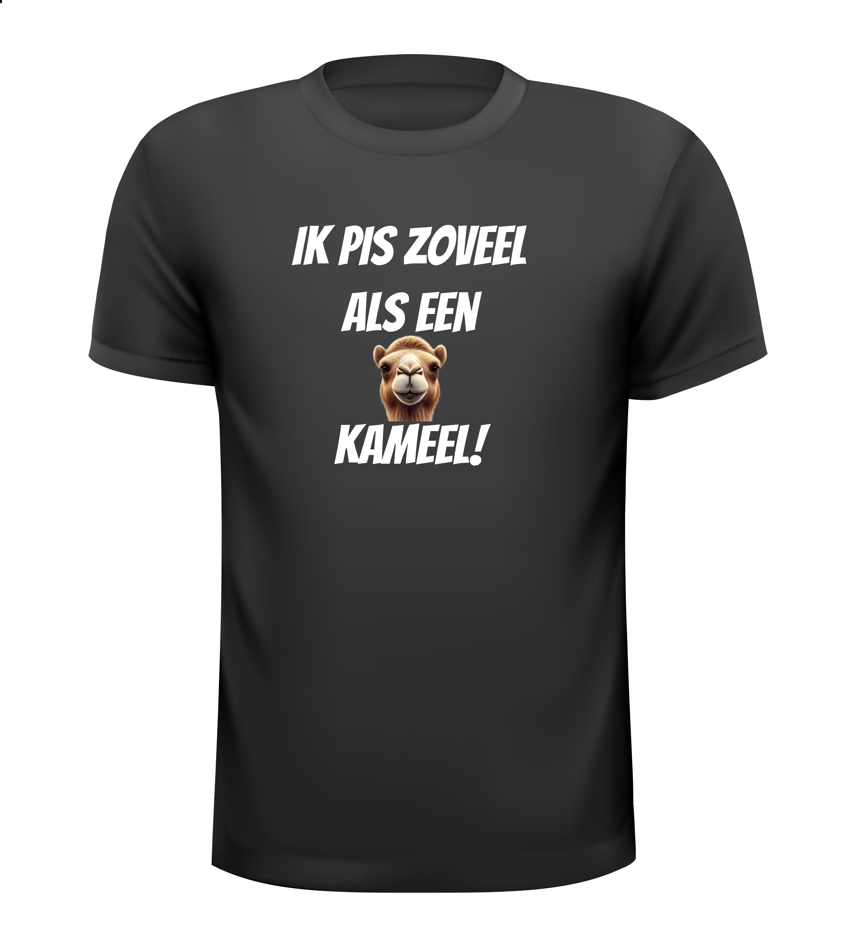 Ik pis zoveel als een kameel shirt