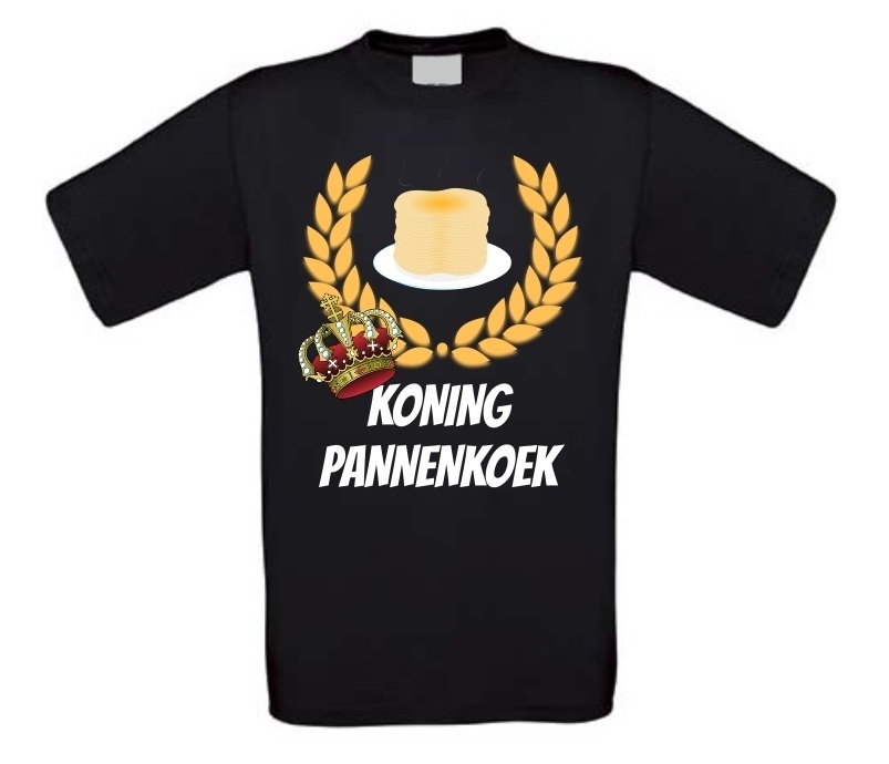 Koning pannenkoek T-shirt
