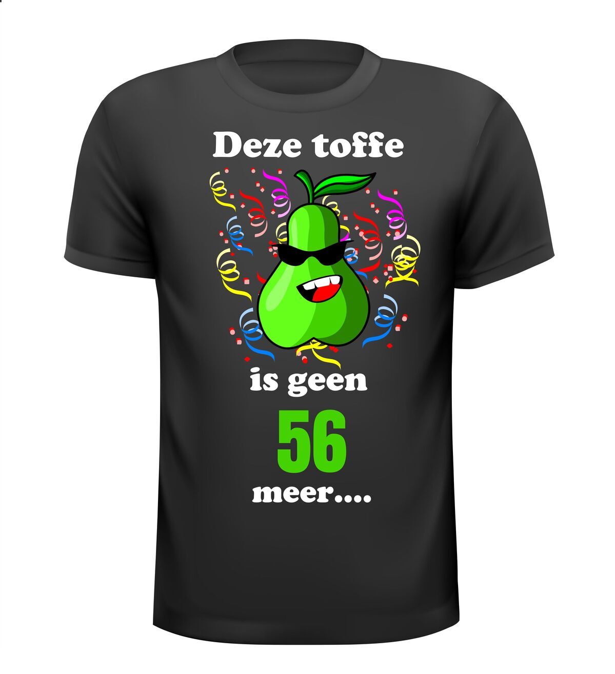 leeftijd shirt voor een verjaardag van 57  jaar toffe peer