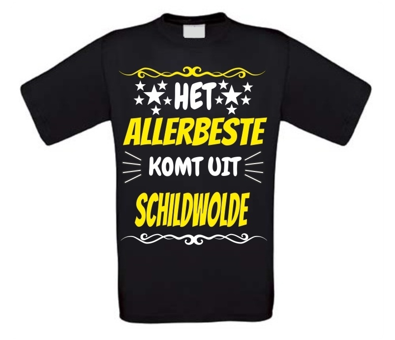 Leuk fun shirt Schildwolde