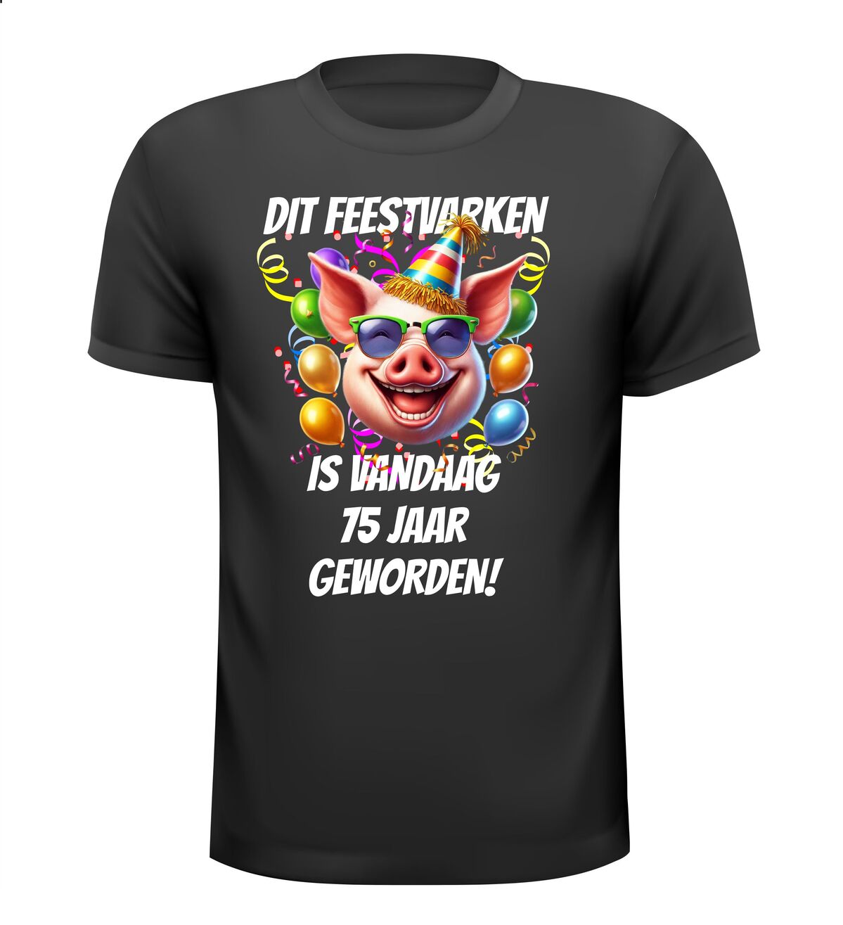 leuk leeftijd shirt 75 jaar verjaardag