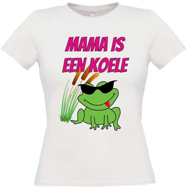 Mijn mama is een koele kikker T-shirt