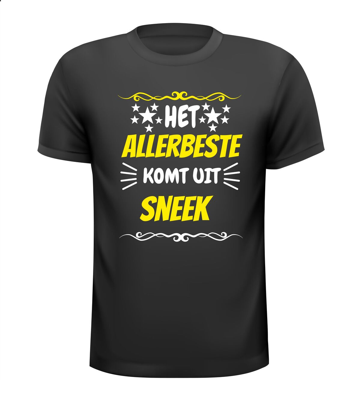 Orgineel shirt het allerbeste komt uit Sneek