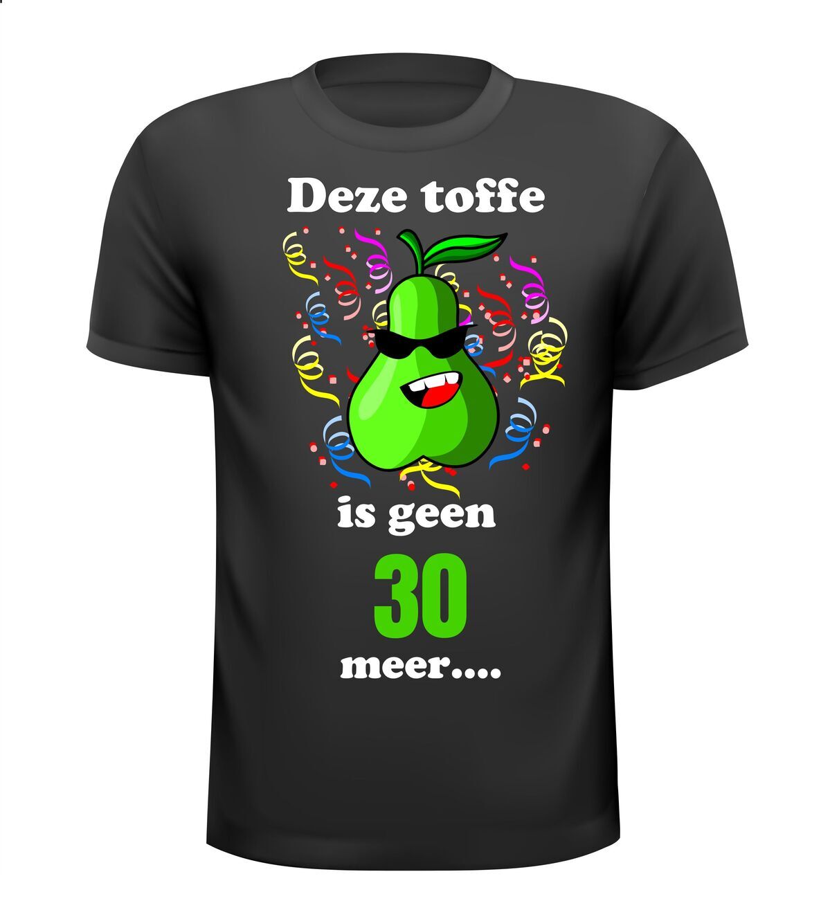 Orgineel verjaardag shirt toffe peer 30 jaar 