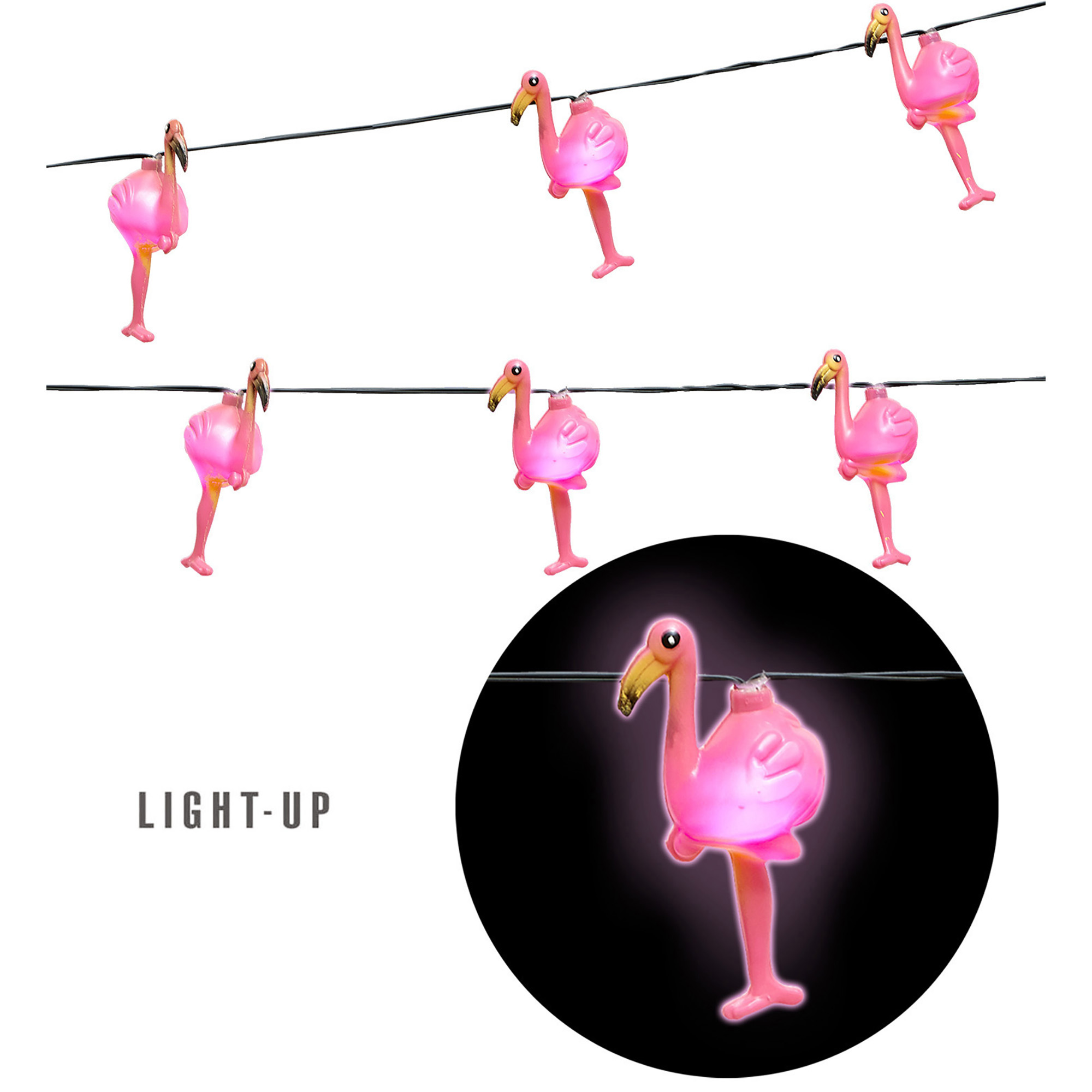 Roze Flamingo lichtslinger verlichting