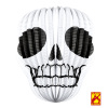 Skelethoofd lampion halloween 25 cm