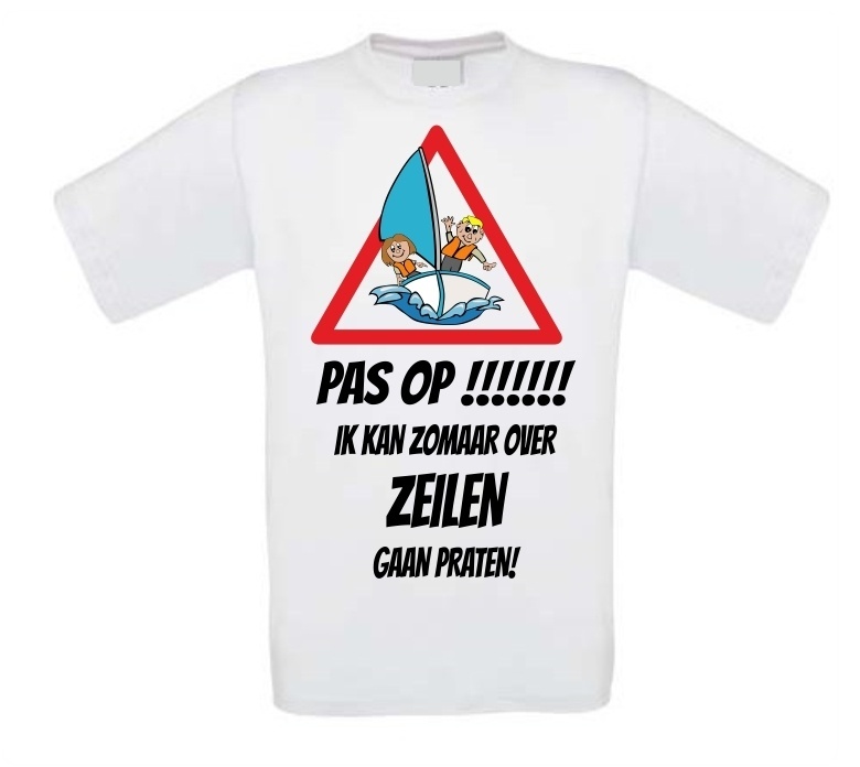 Super grappig zeil T-shirt