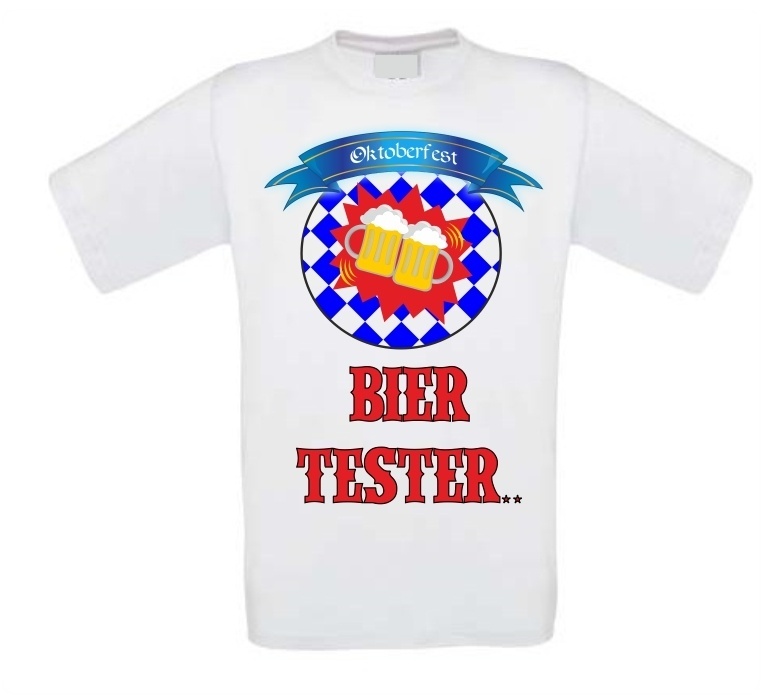 T-shirt Oktoberfest bier tester