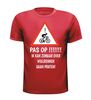 foto 7 T-shirt Pas op! Ik kan zomaar over wielrennen gaan praten!