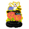 tafel decoratie halloween met pompoenen