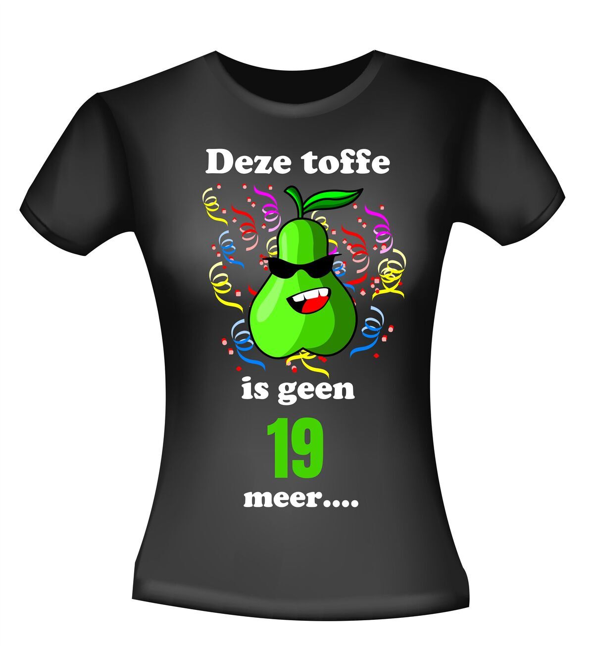 Toffe peer shirt verjaardag leeftijd 20