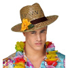foto 2 Tropische hawaii strohoed met zonnebloem