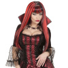 foto 3 Vampieren pruik dames rood zwart