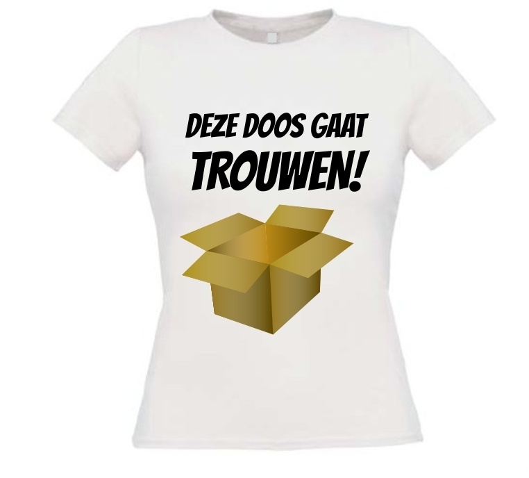 Uitgelezene Vrijgezellen dames T-shirt Goedkope Feestwinkel WP-67