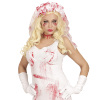 foto 4 Witte bruidsluier met bloed halloween