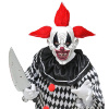 foto 2 Afschrikwekkende scary horror clownsmasker met raar rood haar