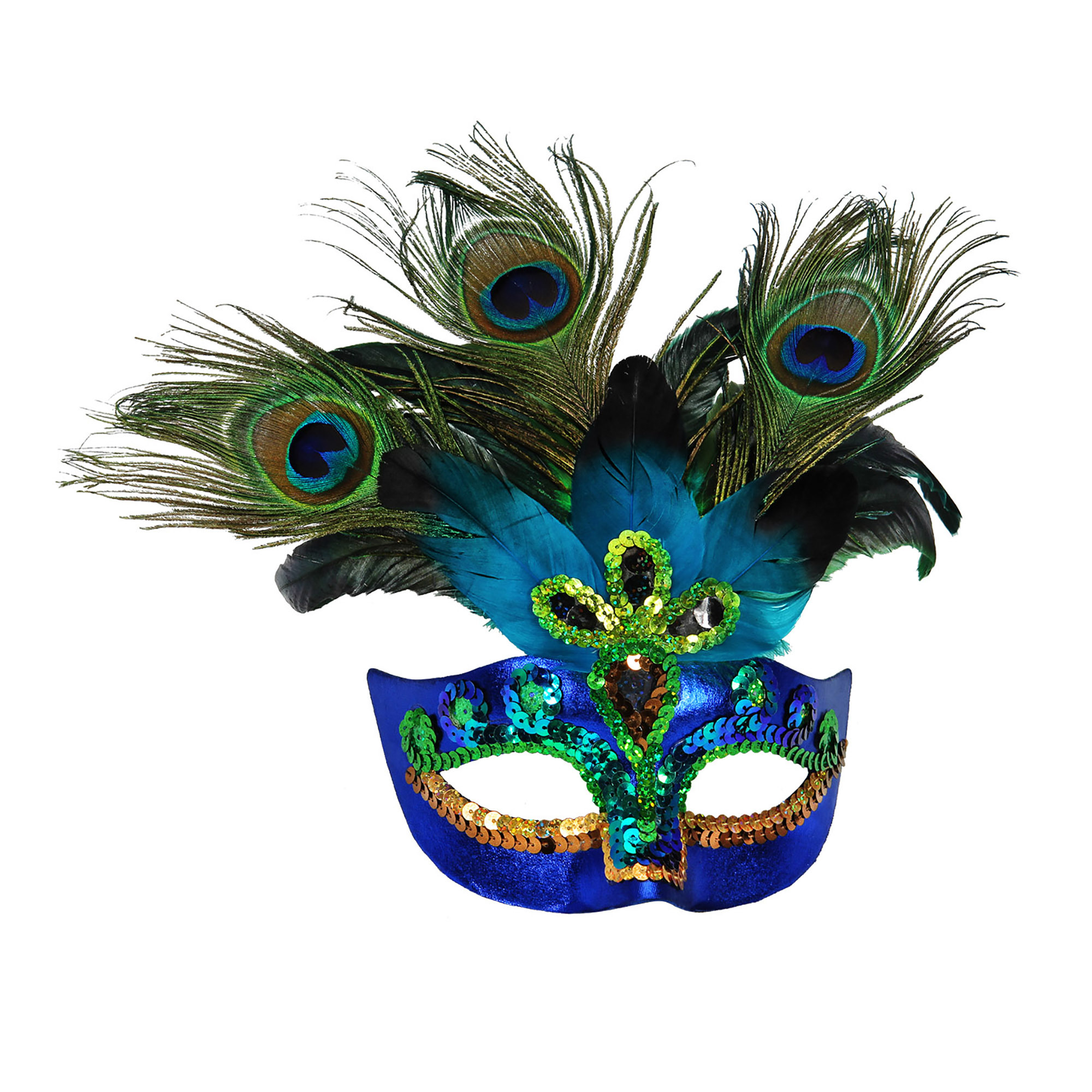 Betover met pracht en mysterie een elegant pauwen masker voor volwassenen versierd met prachtige veren pauw