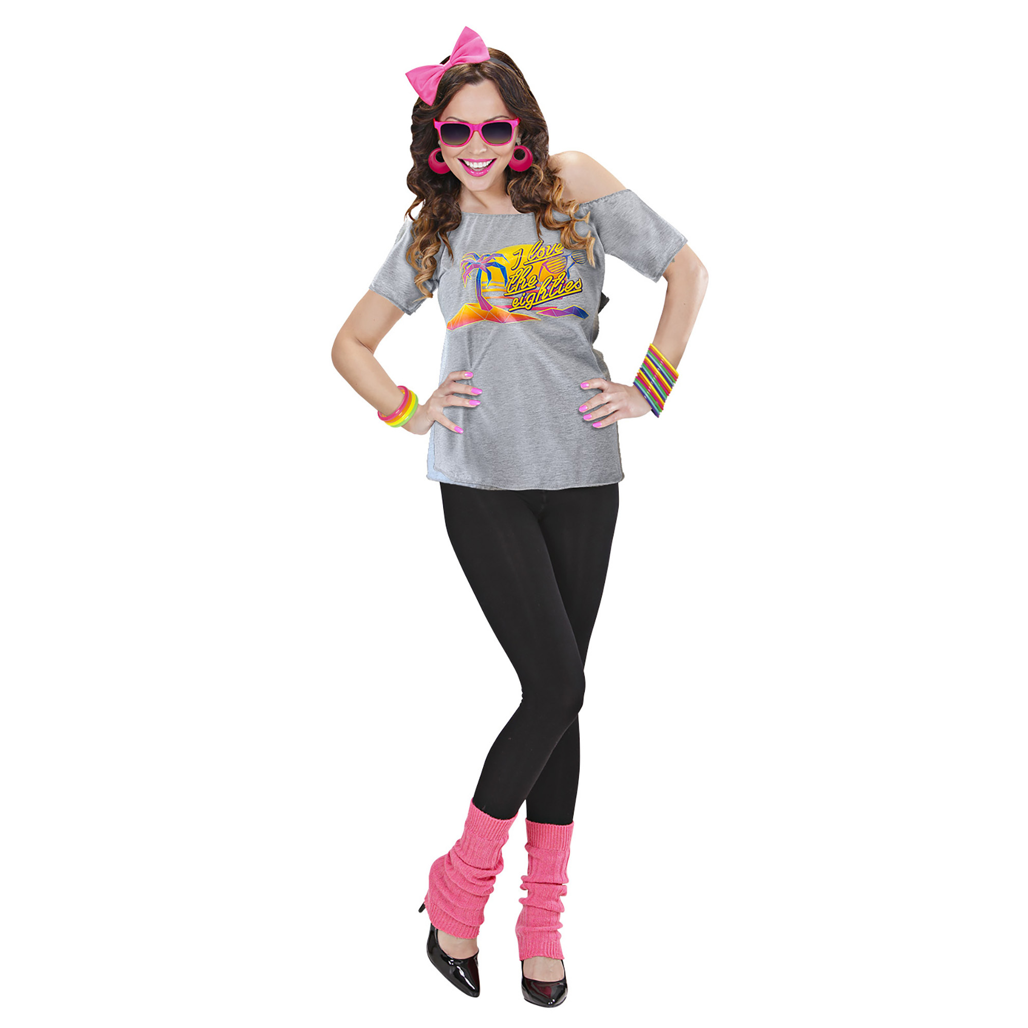 Disco meisje eighties girl outfit 80e jaren