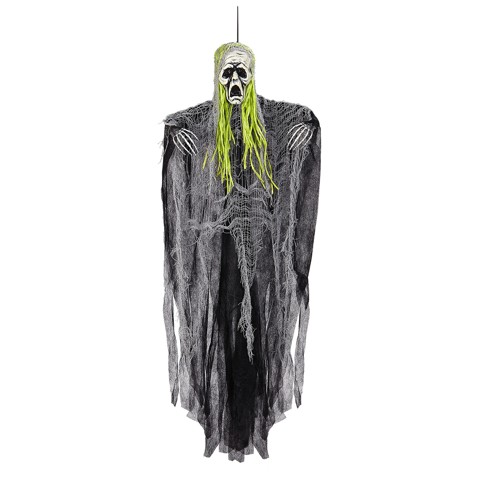 Halloween decoratie demoon hangend 110cm