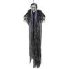 Halloween decoratie hangende heks 110 cm