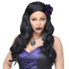 foto 4 Halloween haarclip paars met kattenoog