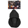 foto 2 Masker beul met zwarte kap en lichtgevende rode ogen