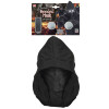 foto 2 Masker beul met zwarte kap en lichtgevende witte ogen