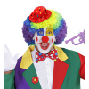 foto 3 Mini clown hoed rood met gekleurde stippen
