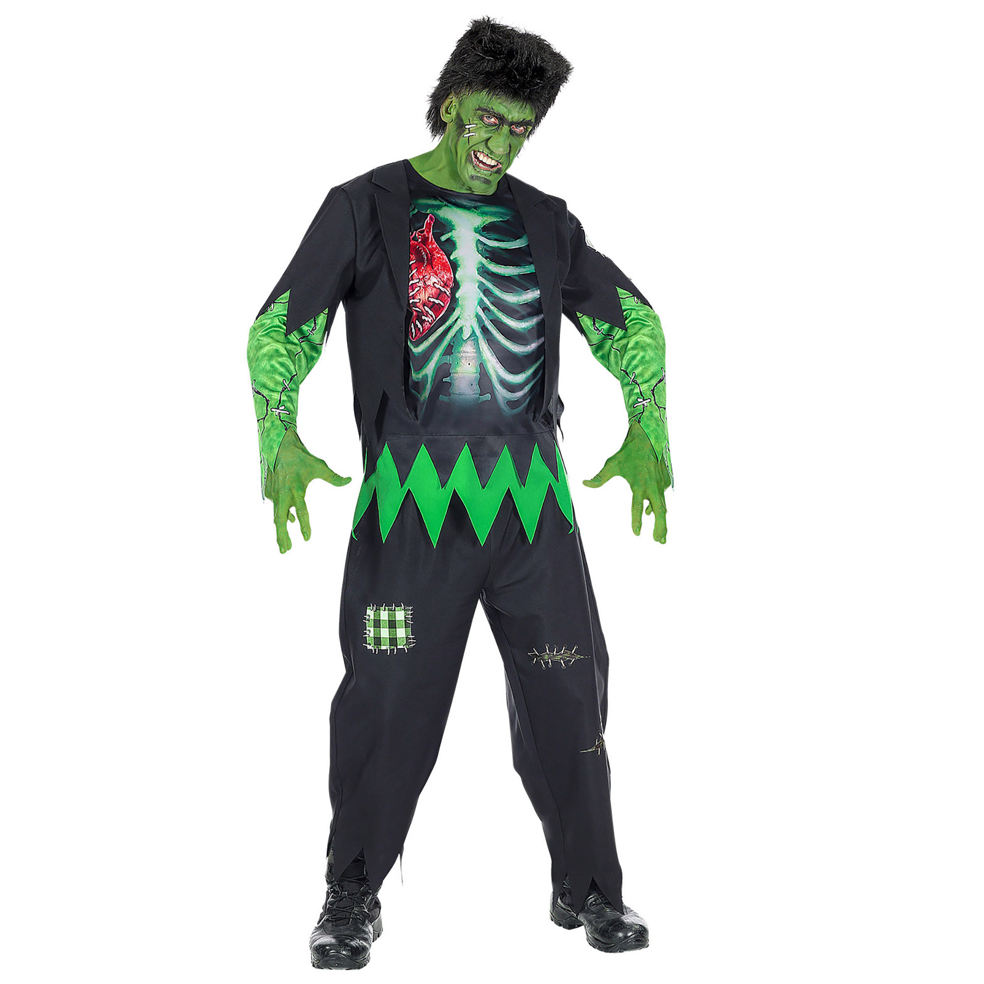 Monsterlijk groen monster kostuum 