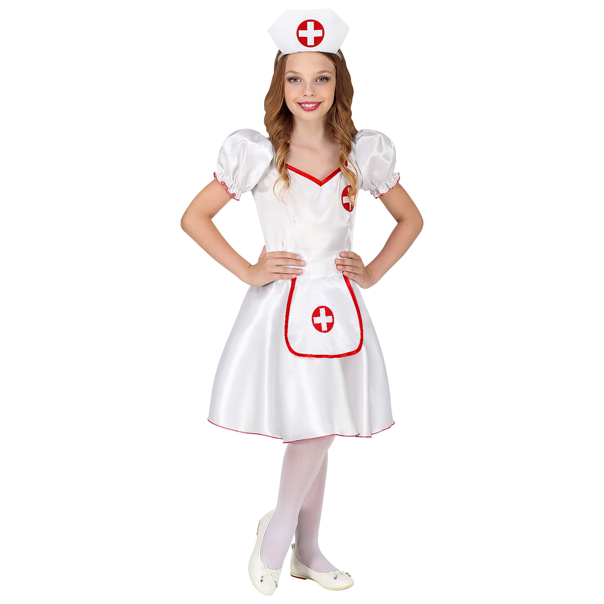 Mooie verpleegster jurk meisje kostuum zuster