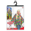 foto 2 Poncho hippie kleurrijk bont patroon met hoofband dame outfit