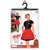 foto 2 Retro dames jurk jaren 50  zwart rood 