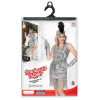 foto 2 Roaring flapper kostuum glitter zilver  jaren 20 
